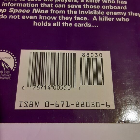 Star Trek Deep Space Nine VTG 90's Paperback Books 1-6 - Picture 7 of 9